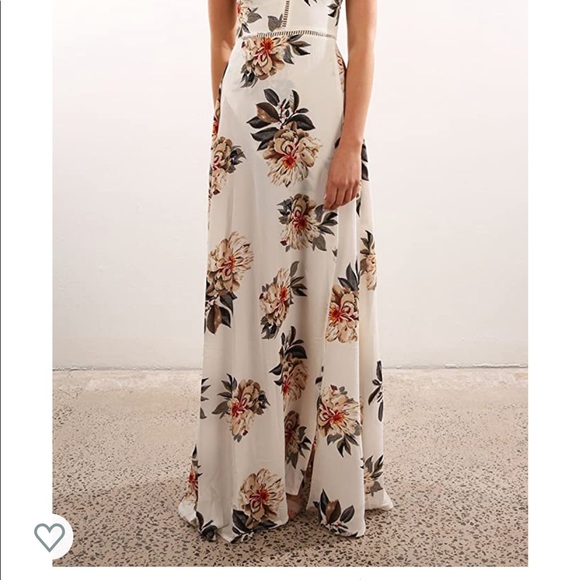 White Floral Maxi - Picture 4 of 4